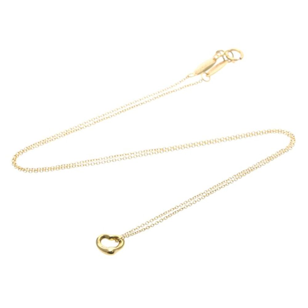 Tiffany & Co. Elsa Peretti Open Heart Pendant 18K Rose Gold Pink Pink_Gold